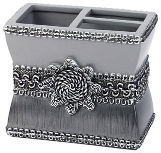 Thumbnail 1: Avanti Avanti Granite Braided Medallion Toothbrush Holder 