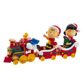Thumbnail 1: Kurt Adler Battery-Operated Peanuts Musical Train Table Décor 