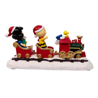 Thumbnail 5: Kurt Adler Battery-Operated Peanuts Musical Train Table Décor 