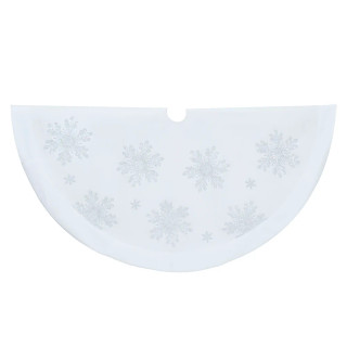 Thumbnail 1: Kurt Adler Kurt Adler 48 in. Iridescent Sequined Velvet Tree Skirt 