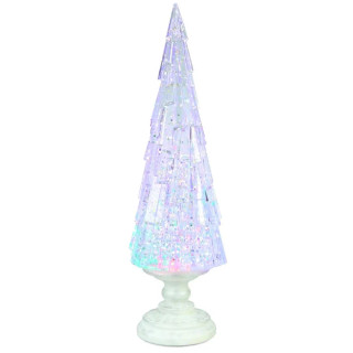 Thumbnail 1: Kurt Adler USB LED Lighted Christmas Tree With Spinning Glitter Water 