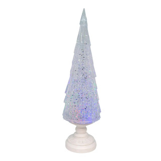 Thumbnail 6: Kurt Adler USB LED Lighted Christmas Tree With Spinning Glitter Water 