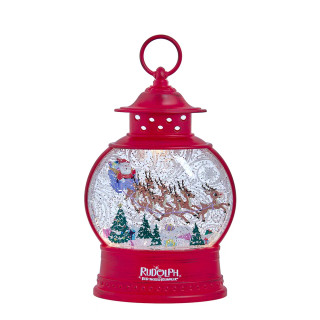 Thumbnail 1: Kurt Adler 10 in. Rudolph The Red-Nosed Reindeer LED Lighted Lantern 