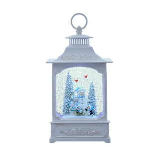 Thumbnail 1: Kurt Adler Kurt Adler USB LED Lighted Snowman & Penguins Water Lantern 