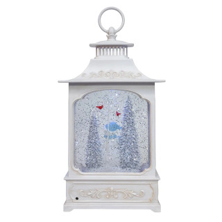 Thumbnail 4: Kurt Adler Kurt Adler USB LED Lighted Snowman & Penguins Water Lantern 