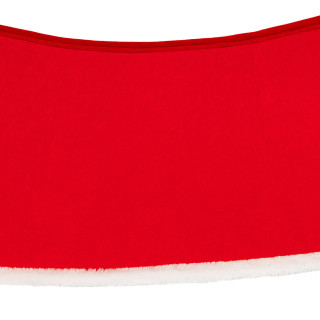 Thumbnail 4: Kurt Adler Kurt Adler 12 in. x 28 in. Quilted Red Velvet Tree Collar 