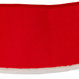 Thumbnail 4: Kurt Adler Kurt Adler 10 in. x 24 in. Quilted Red Velvet Tree Collar 
