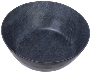 Thumbnail 2: Tarhong Tarhong 8 In Faux Blackened Wood Low Bowl 