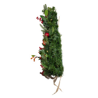 Thumbnail 4: Kurt Adler Kurt Adler Prelit Decorated Wall Tree Berries & Pomegranate 