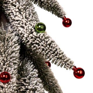 Thumbnail 2: Kurt Adler Kurt Adler 36 in Snowy Curly Green Tree 