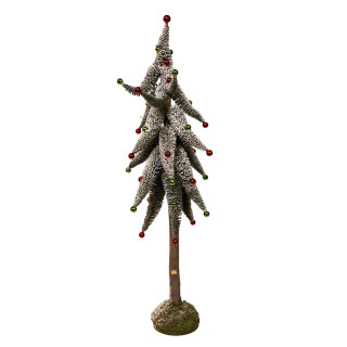 Thumbnail 4: Kurt Adler Kurt Adler 36 in Snowy Curly Green Tree 