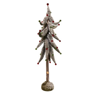 Thumbnail 6: Kurt Adler Kurt Adler 36 in Snowy Curly Green Tree 