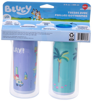 Thumbnail 4: BLUEY Bluey Baby 2 Pk Sippy Cups 