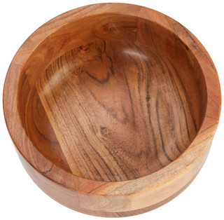 Thumbnail 3: GO HOME Go Home Acacia and White Marble Fruit Bowl 