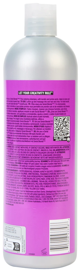 Thumbnail 2: TIGI BED HEAD TIGI Bed Head Serial Blond Restoring Shampoo, 25.36 FL Oz. 