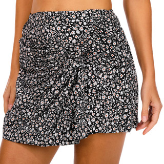 Thumbnail 3: Angie Angie Juniors Floral Flowy Shorts 