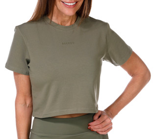 Thumbnail 1: RECESS Recess Womens Active Cropped Pepper Tee 