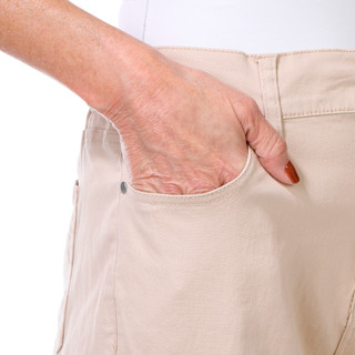 Thumbnail 3: D. Jeans D.Jeans Womens Solid Cargo Twill Joggers 