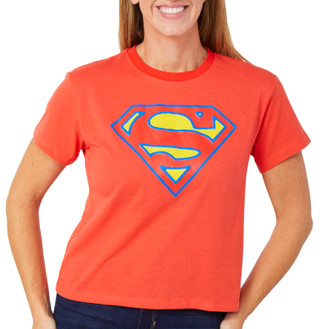 Thumbnail 1: DC Comics DC Comics Juniors Superman Short Sleeve Crop Top 