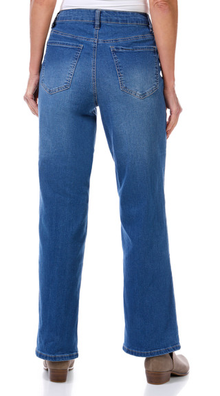 Thumbnail 2: D. Jeans D.Jeans Womens Braided Pocket Wide Leg Jeans 