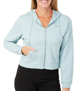 Thumbnail 1: DKNY DKNY Womens Mini Stud Zip Up Jacket 