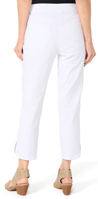 Thumbnail 2: Erin London Erin London Womens Pull-On Twill Crop Pants 