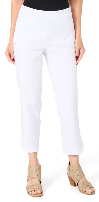Thumbnail 1: Erin London Erin London Womens Pull-On Twill Crop Pants 