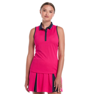 Thumbnail 7: PGA TOUR PGA TOUR Womens Active Sleeveless Airflux Polo Tank Top 