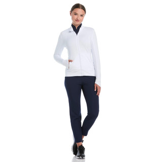 Thumbnail 5: PGA TOUR PGA Tour Womens Golf Long Sleeve Textured Light Zip Jacket 