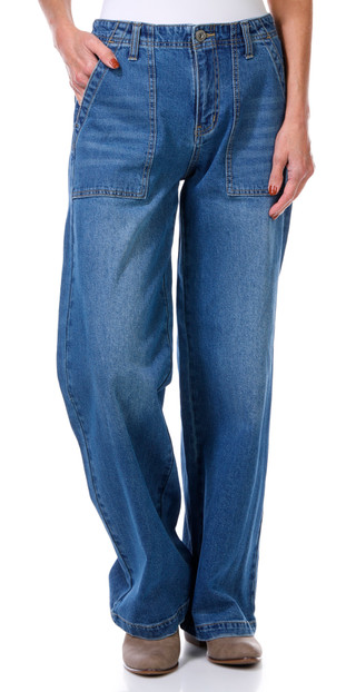 Thumbnail 5: SUPPLIES BY UNIONBAY Supplies by UNIONBAY Womens Della Wide Leg Jeans 