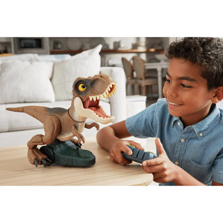 Thumbnail 6: Jurassic World Jurassic World Boys RC Roarin' Frenzy T-Rex Dinosaur Toy 