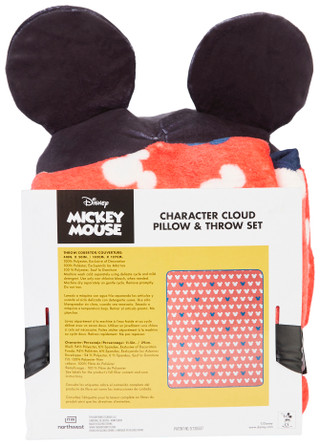 Thumbnail 3: Disney Disney Mickey Mouse Kids Cloud Pillow & Throw Set 