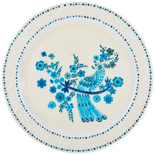 Thumbnail 2: ONE HUNDRED AND 80 DEGREE One Hundred and 80 Degrees 13.5 in Blue & White Cake Stand 