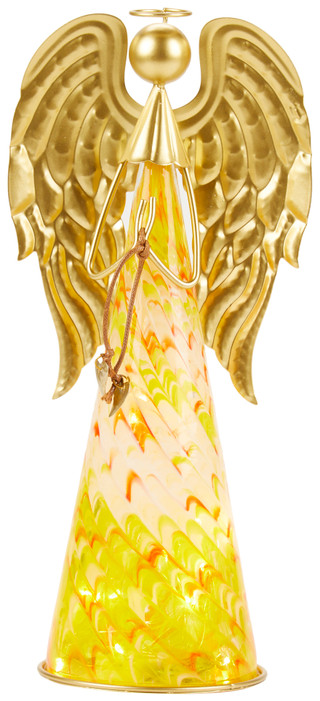 Thumbnail 1: Regal Arts & Gifts Regal Arts & Gifts 13 in LED Murano Angel Garden Accent 