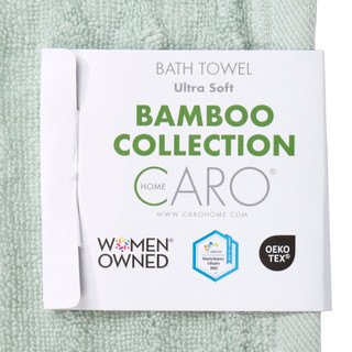 Thumbnail 2: Caro Home Caro Home Klimpton Bamboo Cotton Towel Collection 