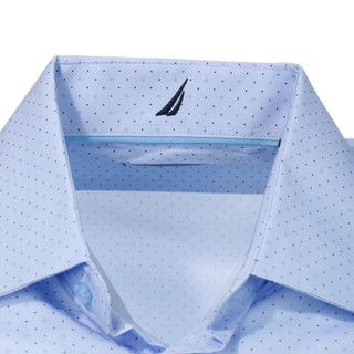 Thumbnail 7: Nautica Nautica Mens Dotted Slim Fit Performance Button Down Shirt 