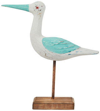 Thumbnail 1: JD Yeatts JD Yeatts 12 In Green Sea Bird Stand Figurine 
