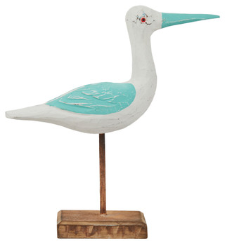 Thumbnail 2: JD Yeatts JD Yeatts 12 In Green Sea Bird Stand Figurine 