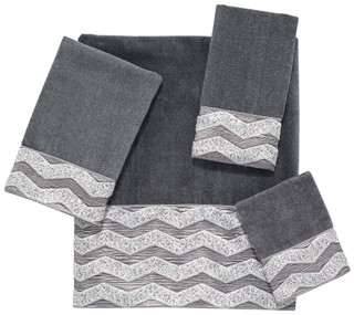Thumbnail 1: Avanti Avanti Chevron Bicolor Towel Collection 