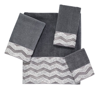 Thumbnail 3: Avanti Avanti Chevron Bicolor Towel Collection 
