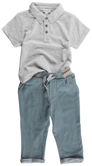 Thumbnail 1: Splendid Splendid Baby Boys 2 Pc Drawstring Pants Set 