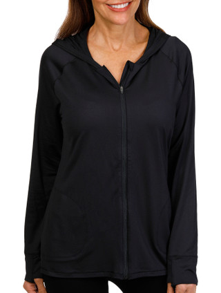 Thumbnail 1: REEL LEGENDS Reel Legends Womens Ideal Temp Long Sleeve Zipped Hoodie 