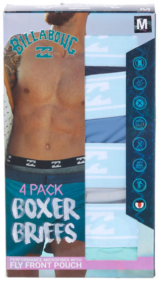 Thumbnail 1: BILLABONG Billabong Mens 4 Pk Boxer Briefs 