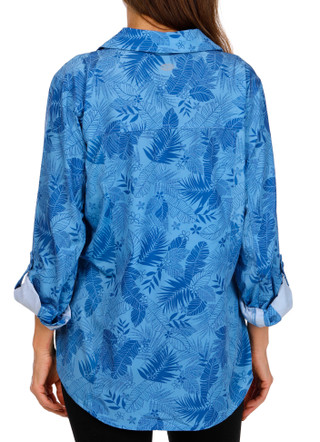 Thumbnail 2: REEL LEGENDS Reel Legends Womens Print Maneuver Long Sleeve Top 