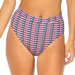 Thumbnail 1: RAISINS Raisins Juniors Pink Print Cheeky Bikini Bottoms 