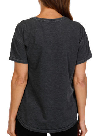Thumbnail 2: Brisas Brisas Womens Solid Acid Wash Short Sleeve Tee 