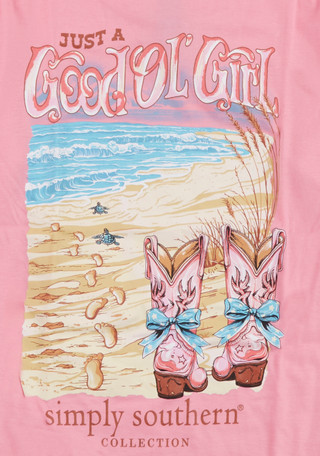 Thumbnail 2: SIMPLY SOUTHERN Simply Southern Big Girls Good Ol Girl Tee 
