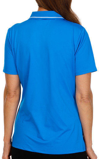 Thumbnail 3: PGA TOUR PGA Tour Womens Active Short Sleeve Polo Colorblock Top 