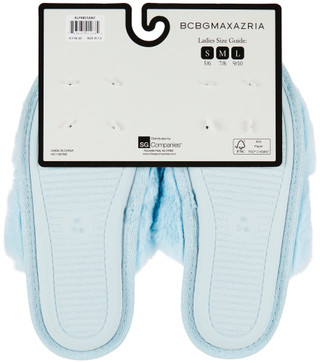 Thumbnail 2: BCBGMAXAZRIA BCBGMAXMZRIA Womens X Band Plush Slippers 