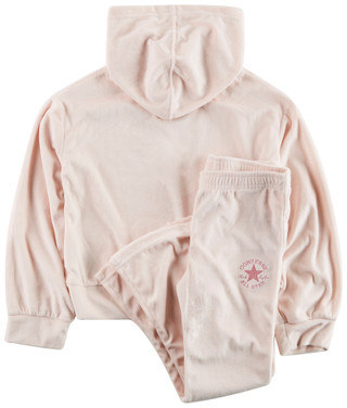 Thumbnail 2: Converse Converse Little Girls 2 Pc Flare Pants Set 